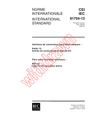 IEC 61754-13:1999