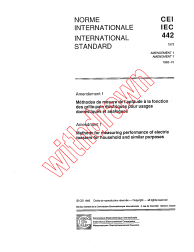 IEC 60442:1973/AMD1:1992