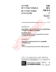 IEC 60730-2-2:1990/AMD1:1995