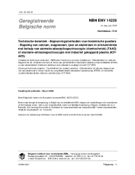 NBN ENV 14226:2002