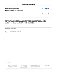 NBN ISO 9022-23:2023