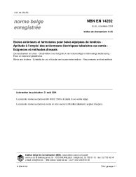 NBN EN 14202:2004