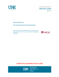 UNE-EN 13306:2018