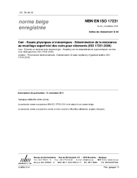 NBN EN ISO 17231:2011