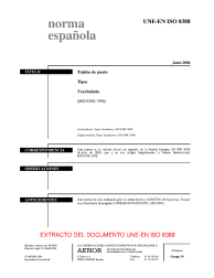 UNE-EN ISO 8388:2004 (R2008)