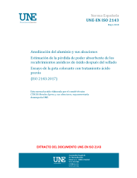 UNE-EN ISO 2143:2018