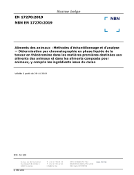 NBN EN 17270:2019