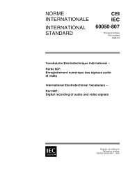 IEC 60050-807:1998