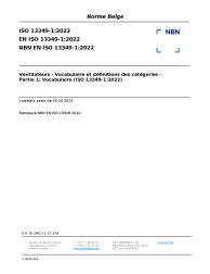 NBN EN ISO 13349-1:2022