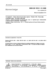 NBN EN 1993-1-10 ANB:2010