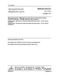 NBN EN 2954-001:2010