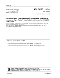 NBN EN ISO 11997-1:2006