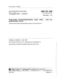 NBN EN 1868:1997
