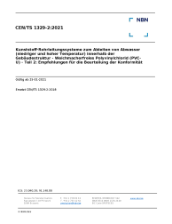 CEN/TS 1329-2:2021