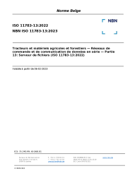 NBN ISO 11783-13:2023