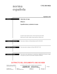 UNE-ISO 8026:2012 (R2019)