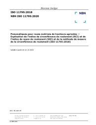 NBN ISO 11795:2020