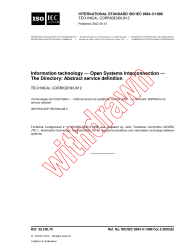 ISO/IEC 9594-3:1998/COR2:2002