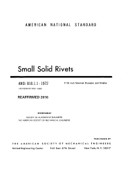 ASME B18.1.1-1972 (R2016)