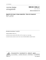 NBN EN 12999+A1:2012