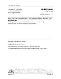 NBN EN 14540:2014