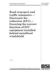 PD CEN/TR 15762:2008
