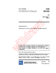 IEC 60183:1984/AMD1:1990