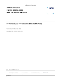 NBN EN ISO 10286:2021