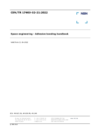 CEN/TR 17603-32-21:2022