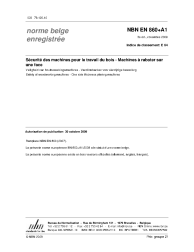 NBN EN 860+A1:2009