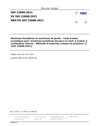 NBN EN ISO 22868:2021