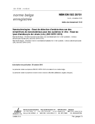 NBN EN ISO 29701:2010