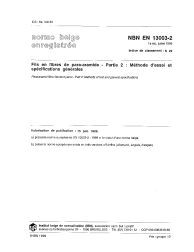 NBN EN 13003-2:1999