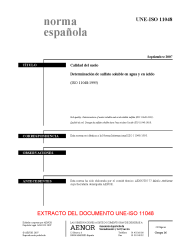 UNE-ISO 11048:2007 (R2021)