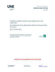 UNE-EN ISO 29768:2023