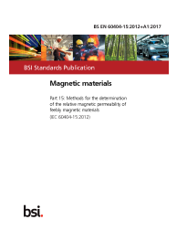 BS EN 60404-15:2012+A1:2017