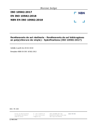 NBN EN ISO 10582:2018