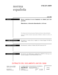 UNE-EN 10059:2004 (R2018)