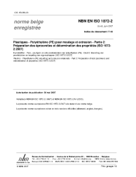 NBN EN ISO 1872-2:2007