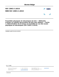 NBN ISO 13061-1:2023