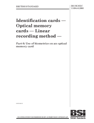 BS ISO/IEC 11694-6:2006