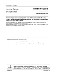 NBN EN ISO 3826-2:2008