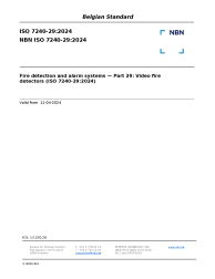 NBN ISO 7240-29:2024