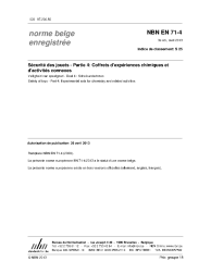 NBN EN 71-4:2013