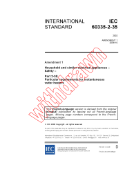 IEC 60335-2-35:2002/AMD1:2006