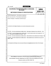 NBN E 53-101:1988