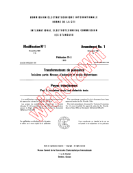 IEC 60076-3:1980/AMD1:1981