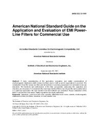 IEEE/ANSI C63.13:1991