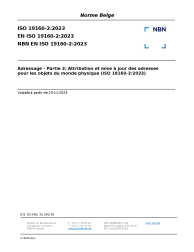 NBN EN ISO 19160-2:2023