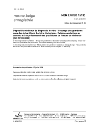 NBN EN ISO 15193:2009